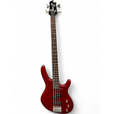 Used Cort Action Bass Cherry Electric Bass Guitar