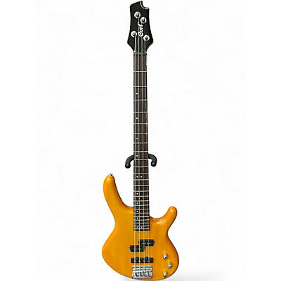 Used Cort Action Bass Orange Electric Bass Guitar