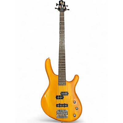 Used Cort Action Bass Trans Amber Electric Bass Guitar