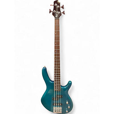 Used Cort Action Bass Turquoise Electric Bass Guitar
