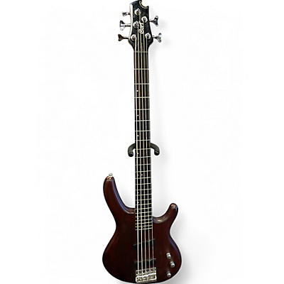 Used Cort Action Bass V Walnut Electric Bass Guitar