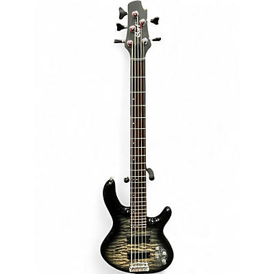 Used Cort Action V DLX Green Burst Electric Bass Guitar