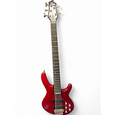 Used Cort Artisan Red Electric Bass Guitar