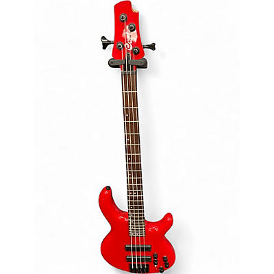 Used Cort C4 DELUXE Red Electric Bass Guitar