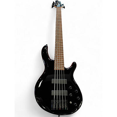 Used Cort C5 Deluxe Black Electric Bass Guitar