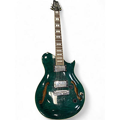 Used Cort CL 1400 Green Hollow Body Electric Guitar