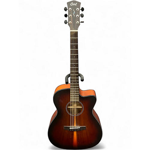 Used Cort CORE-OC ABW Brown Acoustic Electric Guitar Brown