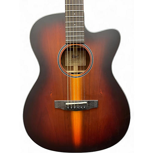 Used Cort CORE-OC ABW Transparent Brown Acoustic Electric Guitar Transparent Brown