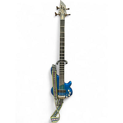 Used Cort CURBOW BASS Blue Electric Bass Guitar