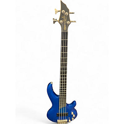Used Cort CURBOW  Blue Electric Bass Guitar