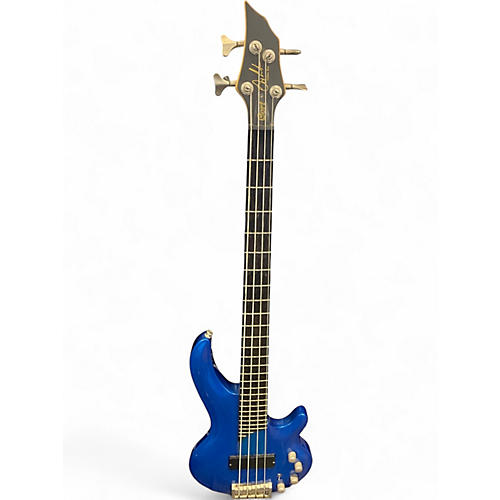 Used Cort CURBOW  Blue Electric Bass Guitar Blue