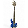 Used Cort CURBOW  Blue Electric Bass Guitar Blue