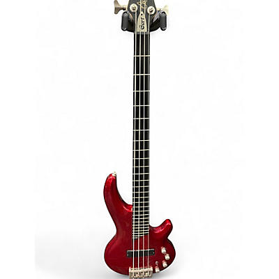 Used Cort Curbow red Electric Bass Guitar