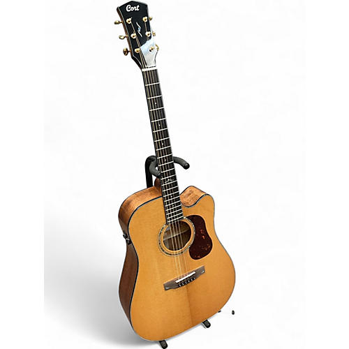 Used Cort DC6 Natural Acoustic Electric Guitar Natural