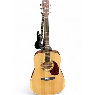 Used Cort EARTH60 Natural Acoustic Guitar