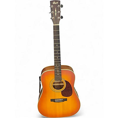 Used Cort EARTH70 LVBS Worn Cherry Acoustic Guitar