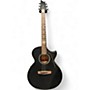 Used Cort EVL A6 Coarse Black Acoustic Electric Guitar Coarse Black