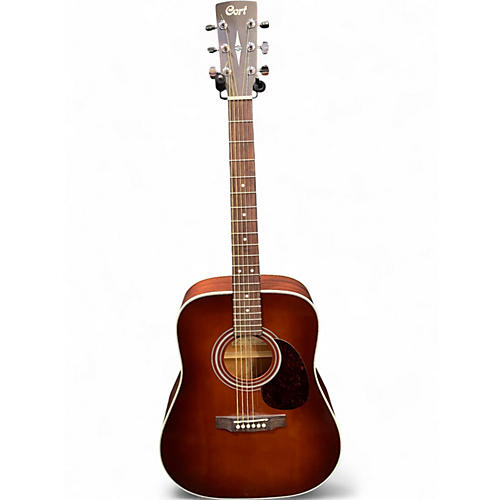Used Cort Earth70 Sunburst Acoustic Guitar Sunburst