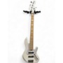 Used Cort Elrick NJS5 White Electric Bass Guitar White