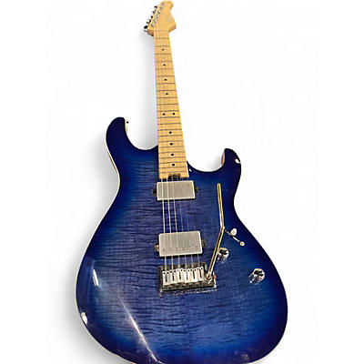 Used Cort G290 FAT Blue Burst Solid Body Electric Guitar