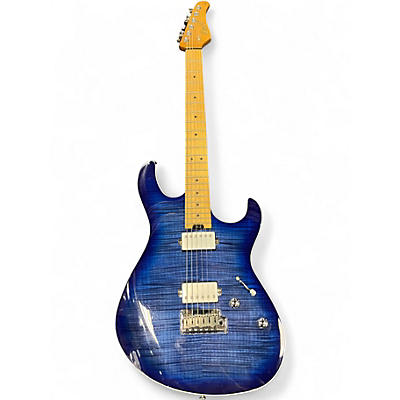 Used Cort G290 FAT II Bright Blue Burst Solid Body Electric Guitar