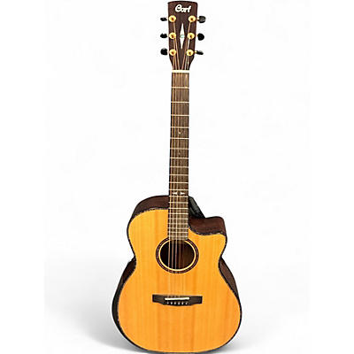 Used Cort GA PF BEVEL Natural Acoustic Electric Guitar