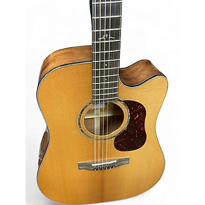 Used Cort GOLD DC6 Natural Acoustic Electric Guitar