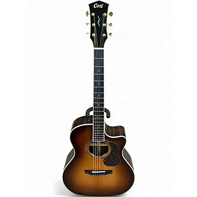 Used Cort GOLD SERIES A8 2 Tone Sunburst Acoustic Electric Guitar