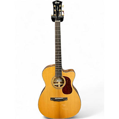 Used Cort Gold OC6 Bocote Natural Acoustic Electric Guitar