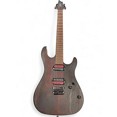Used Cort KX300 ETCHED RED AND BLACK Solid Body Electric Guitar