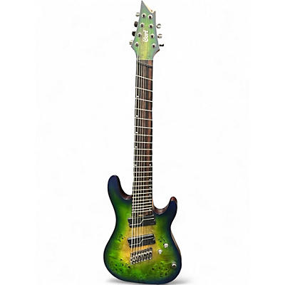 Used Cort KX508MS Mariana Blue Burst Solid Body Electric Guitar