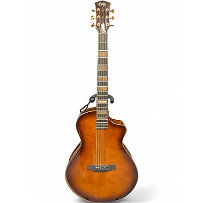 Used Cort Masterpiece Modern Burst LE TSB Brown Burst Acoustic Electric Guitar