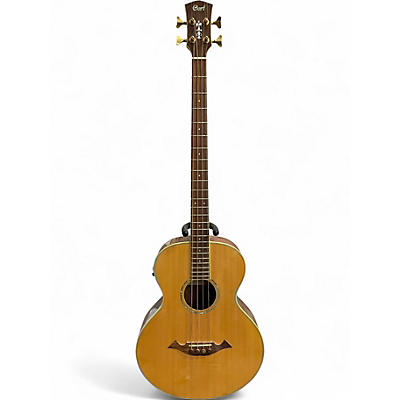 Used Cort NTL-B Natural Acoustic Bass Guitar