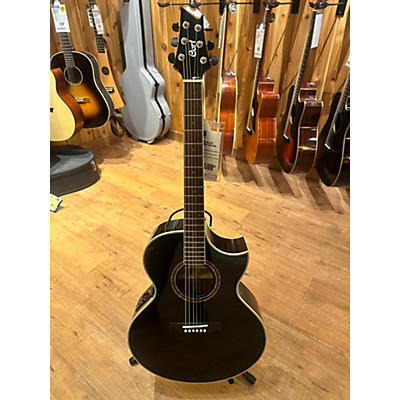 Used Cort Ndx20 Black Acoustic Electric Guitar