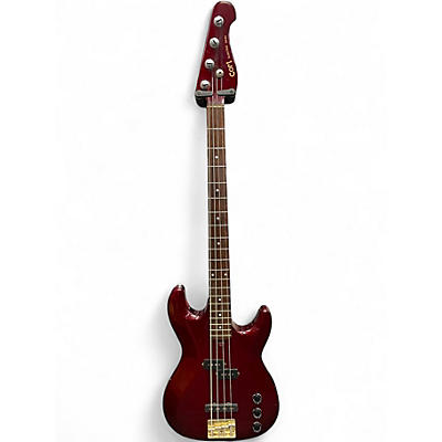 Used Cort PJ Bass Red Electric Bass Guitar