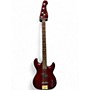 Used Cort PJ Bass Red Electric Bass Guitar Red