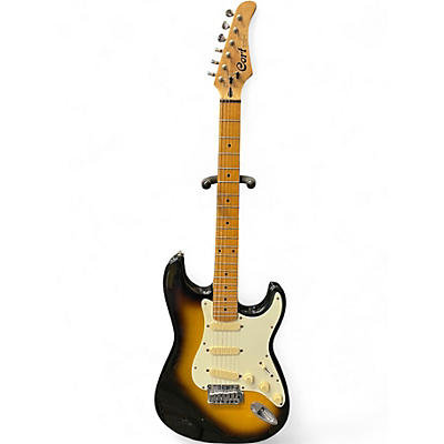 Used Cort S Style Guitar 2 Tone Sunburst Solid Body Electric Guitar