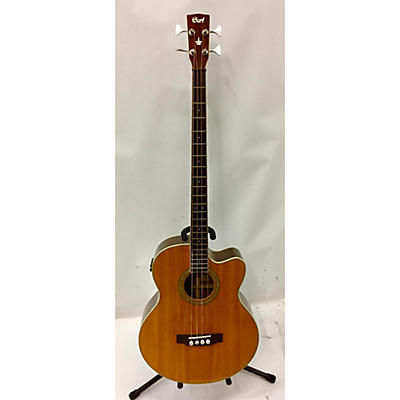 Used Cort SJB6FX Natural Acoustic Bass Guitar