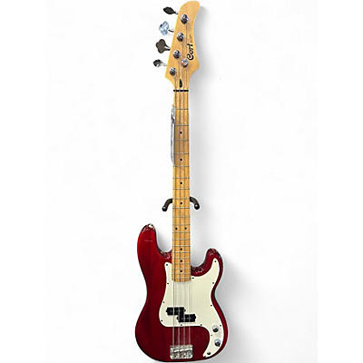 Used Cort SP-PB Red Electric Bass Guitar