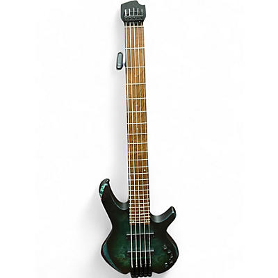 Used Cort SPACE 5 DUST GREEN Electric Bass Guitar