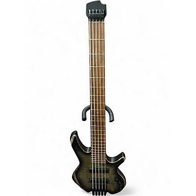 Used Cort SPACE 5 STAR DUST BLACK Electric Bass Guitar