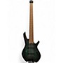Used Cort Space 5 Green Electric Bass Guitar Green
