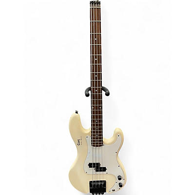 Used Cort Space PB Olympic White Electric Bass Guitar