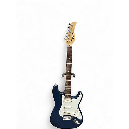 Used Cort Strat Style Navy Solid Body Electric Guitar Navy