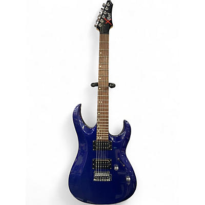 Used Cort X2 Blue Solid Body Electric Guitar