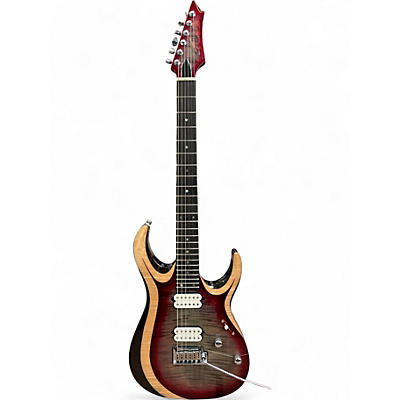 Used Cort X700DUALITYII Lava Burst Solid Body Electric Guitar