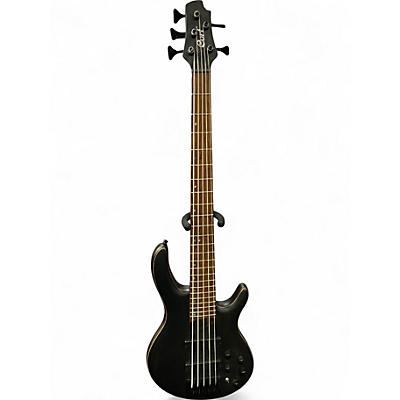 Used Cort b5 element Trans Black Electric Bass Guitar