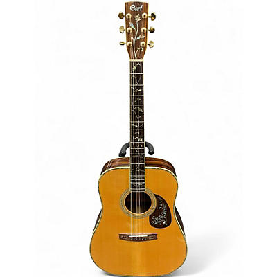 Used Cort earth 1200 Natural Acoustic Guitar