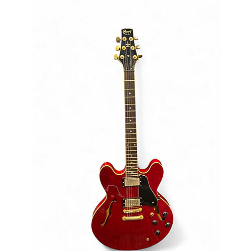 Used Cort semi hollow red Hollow Body Electric Guitar red