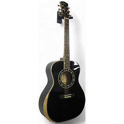 Used Cort seven Stars Black Acoustic Electric Guitar